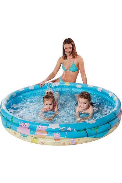 Peppa Pig Inflatable pool for children, 3 rings, 122x23 cm, multicolor, Peppa Pig