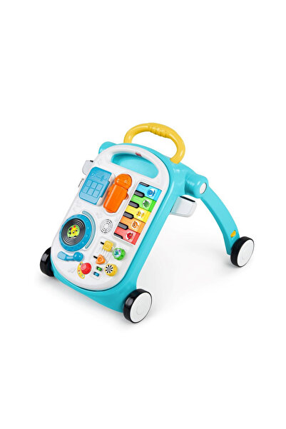 Baby Einstein ميكس أند رول الموسيقي - مشاية أطفال 4 في 1 مع طاولة أنشطة ومنسق أغاني، من 6 إلى 36 شهرًا