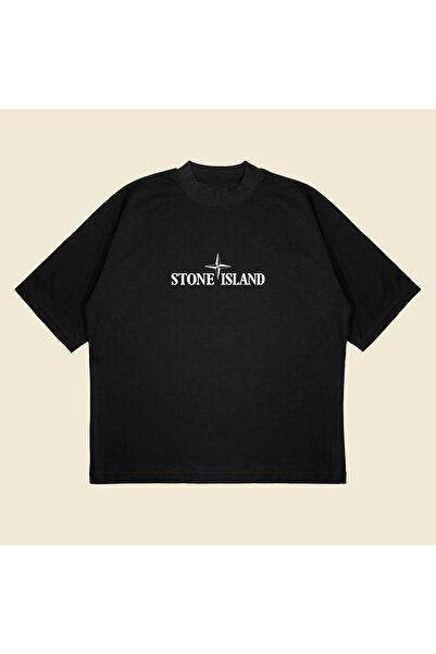Tarzsokak Stone Island Štampano Oversize kroj Unisex Pamuk paket prozračna de...