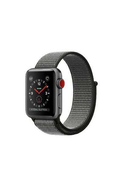 REDz Accessories Sport Strap, Compatible With Apple Watch, Textile, Black-grey - 38/40/41 Mm