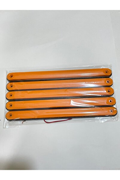 BARLAS OTO LED 15 LED PARMAK SARI NEON LAMBA [5ADET]