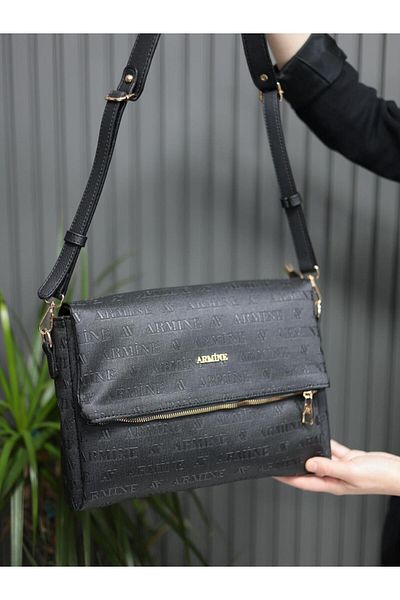 Armine Bag Printed Black Laser Ar24108