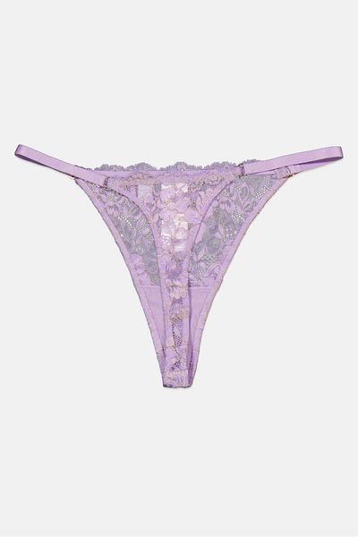 Guess Women Swimwear Bikini Bottom, Purple