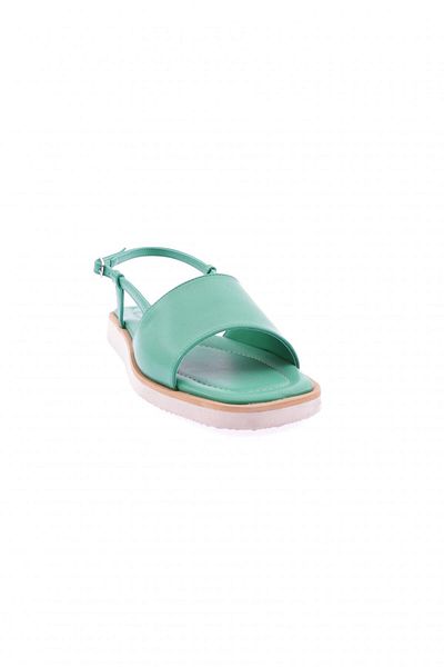 DGN Green Square Buckle Women's Sandals - 515-23y
