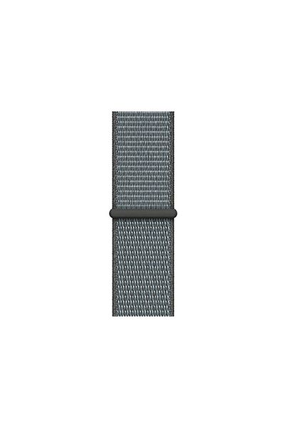 REDz Accessories Curea sport, compatibilă cu Apple Watch, textilă, gri furtună - 38/40/41 mm