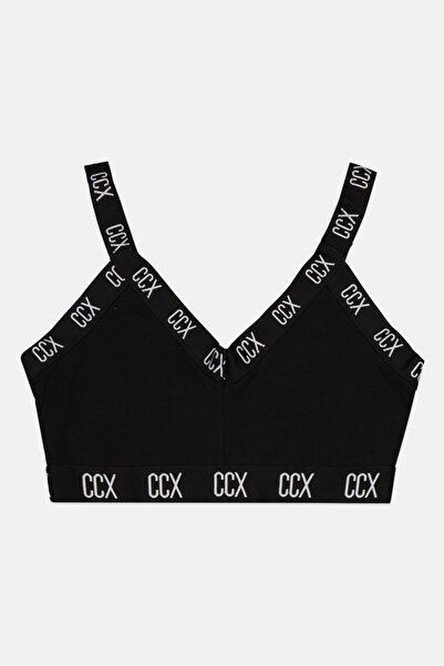 City Chic Women Print Padded Non Wired Bra, Black