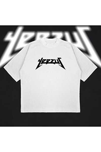 Tarzsokak Yeezus Basic قماش سميك من القطن للجنسين مقاس كبير يسمح بمرور الهواء