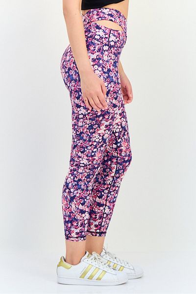 Offline by Aerie Women Floral Print Pull On Leggings, Multicolor