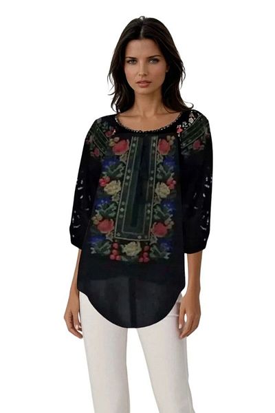 rody's forever Women's blouse type ie R25, antiqued black