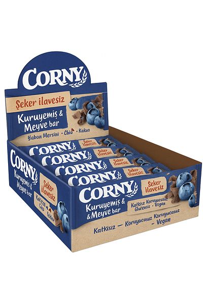 CORNY Nut and Fruit Bar Blueberry -Chia-Cocoa 35 Gr X12Li