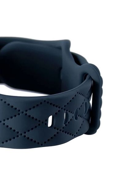 REDz Accessories Diamond Strap, Butterfly Buckle, For Apple Watch, Adjustable, Silicone, Navy Blue - 38/40/41 Mm
