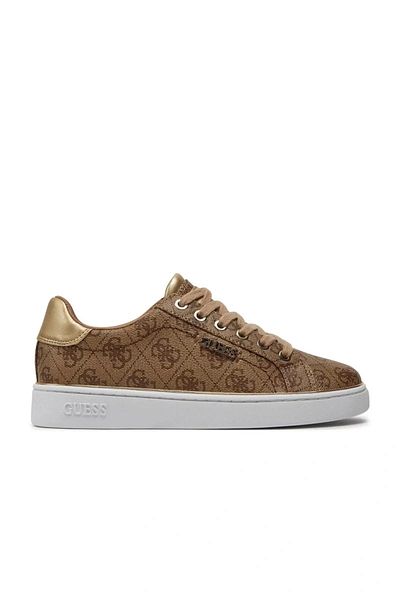 Guess Beckıe női bézs barna tornacipő Fl7bkıfal12-beıbr