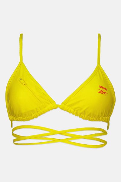 Nao Serati x Reebok Women Lightly Padded Bikini Top, Yellow