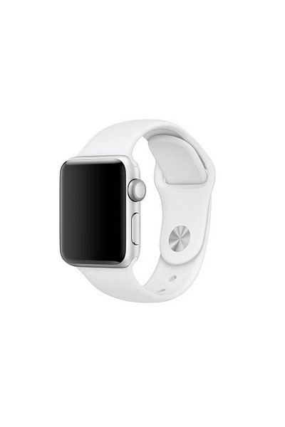 REDz Accessories Sport Band For Apple Watch, Silicone, White - 38/40/41 Mm, Large