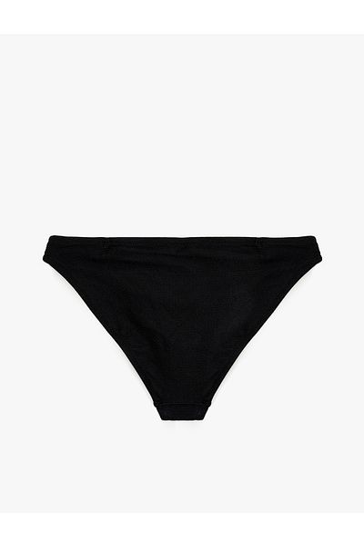 Koton Textured Lined Classic Bikini Bottom