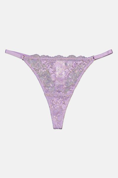 Guess Women Swimwear Bikini Bottom, Purple