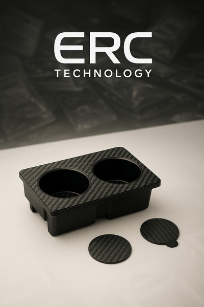 ERCTECH BMW E36 Sedan Coupe İkili Bardaklık Carbon Görünüm Modern Tasarım