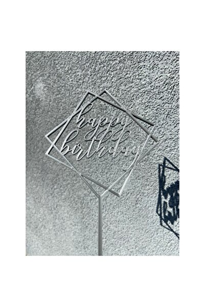 OEM Decoratiune topper tort "Happy birthday", zi de nastere, aniversare, 19 x...