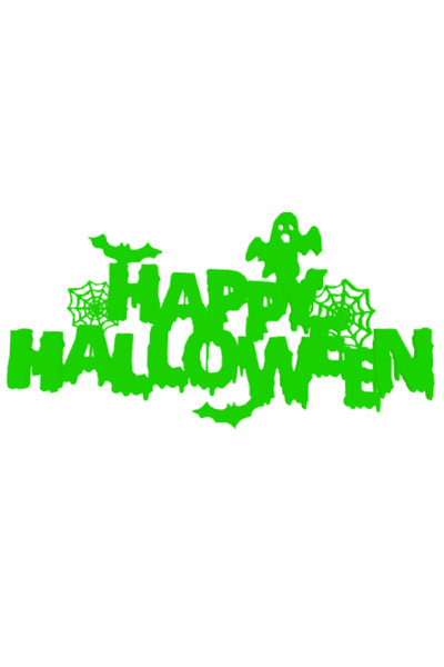 OEM Decoratiune "HAPPY HALOWEEN GHOST" fantome amuzante, haunted night 19 x 1...