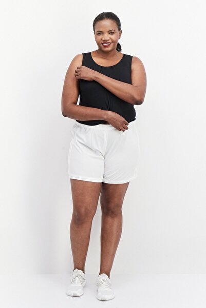 Roxy Women Round Neck Sleeveless Plain Crop Top, Black