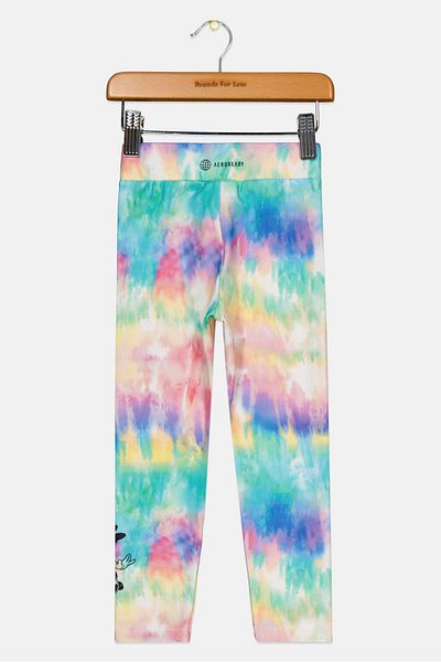 adidas X Disney Toddlers Girl Tie Dye Pull On Leggings, Multicolor