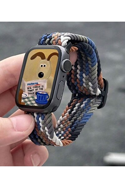 REDz Accessories Λουράκι Solo Loop, Ελαστικό, Apple Watch, Ύφασμα, Πολύχρωμο Παραλλαγής, Καφέ - 38/40/41 mm