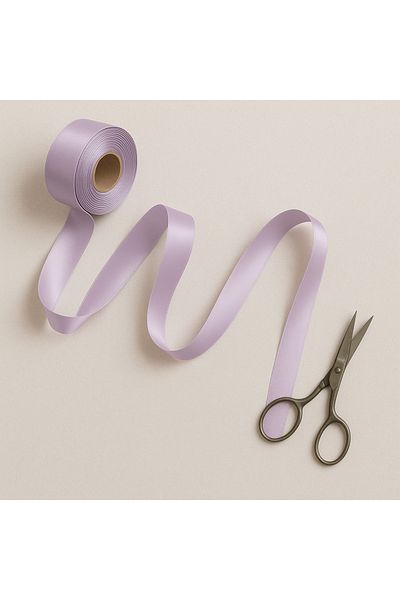 serap çiçekçilik Lilac Color Satin Ribbon 10m 2.5 Cm. Satin Ribbon