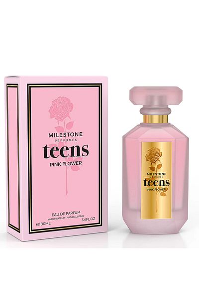 Milestone Teens Pink Flower Perfume (FOR WOMEN) 100ml Edp