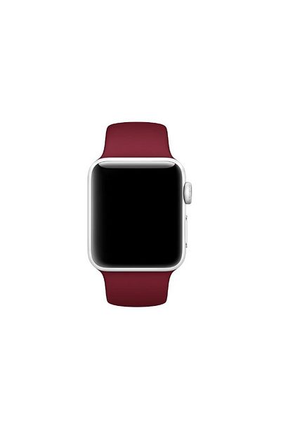 REDz Accessories Sport Band For Apple Watch, Silicone, Burgundy - 38/40/41 Mm, Large