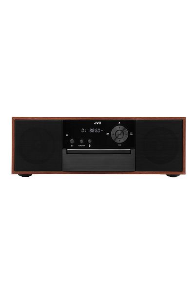 JVC Microsystem Audio Rd-e761, 16 W, Bluetooth, Fm, Cd Player, Usb, Cd Audio In Mp3 Conversion, Wood