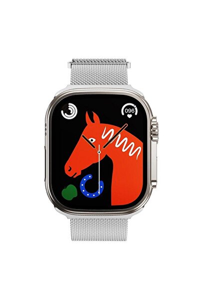 REDz Accessories Λουράκι Hoco AS101, για Apple Watch, Μεταλλικό πλέγμα Milanese, Μαγνητική αγκράφα, Ασημί - 44/45/46/49 mm