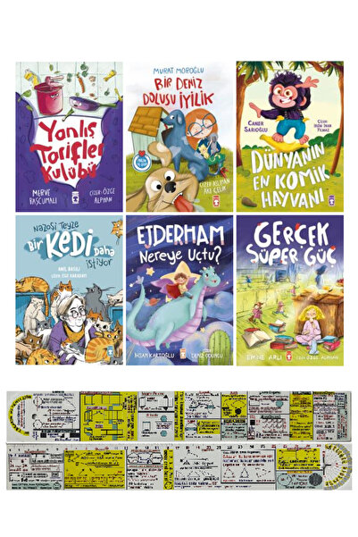 Timaş Çocuk 1. Sınıf Kitapları 6'lı Set/Yanlış Tarifler Kulübü Bir Deniz Dolu...