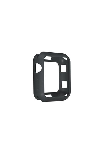 REDz Accessories Silicone Protective Case, Apple Watch 1/2/3/4/5/6, Black - Apple Watch 1/2/3 38mm