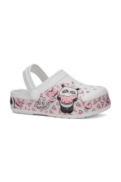 ellaboni Papuci cu talpă anti-alunecare pentru fete cu imprimeu Panda Sandale de plajă pentru piscină