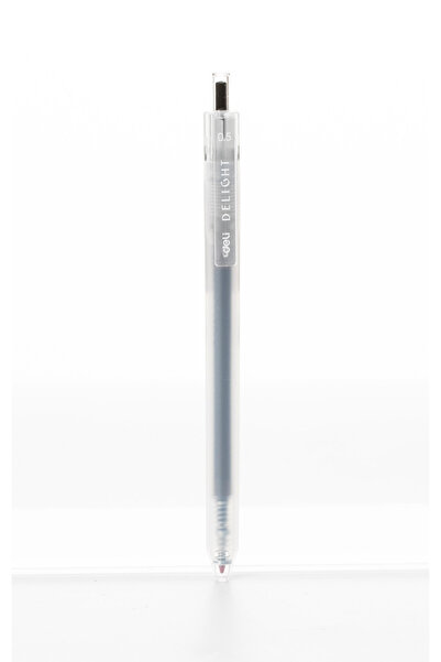 Deli Pix cu gel cu mecanism 0.5mm negru Delight Deli