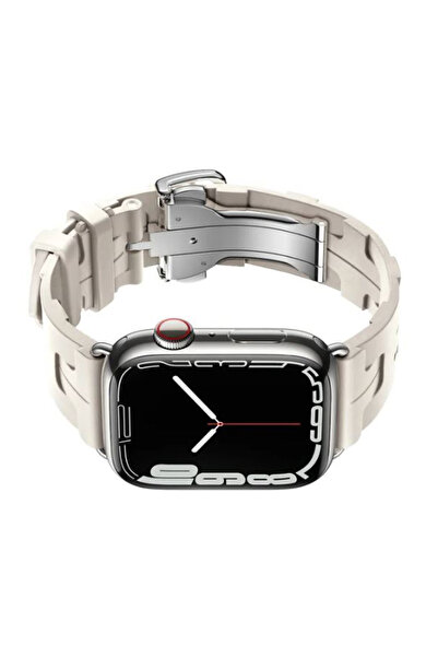 REDz Accessories Λουράκι Kilim Warrior για Apple Watch, Ρυθμιζόμενο, Σιλικόνη, Starlight - 44/45/46/49 mm