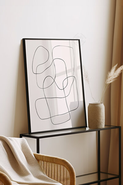 Basquiart Poster din seria Bohemian cu ramă neagră, Nr. tablou: 153