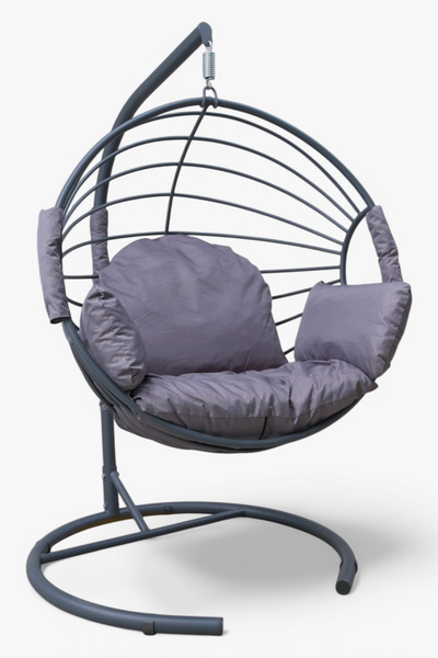 Niron Galaxy Tekli Salıncak - Bahçe ve Balkon Salıncağı - Minderli ve Yaylı M...