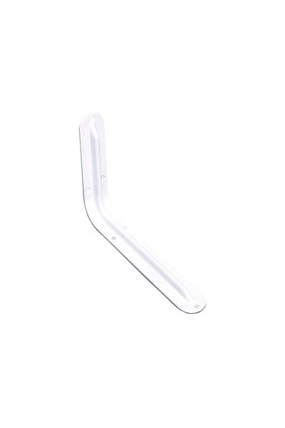 flores Suport pentru raft, lat, alb, 255 x 210 x 38 mm, 24 buc / set