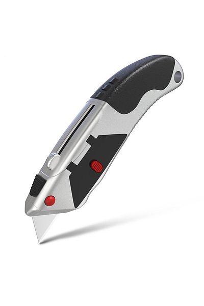 Deli Professional Utility Cutter with Grip Aluminum Deli