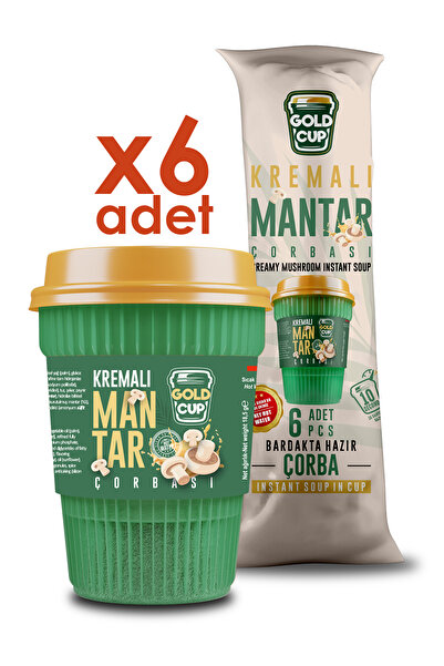 Gold Cup Drink Kremalı Mantar Çorbası 6'lı