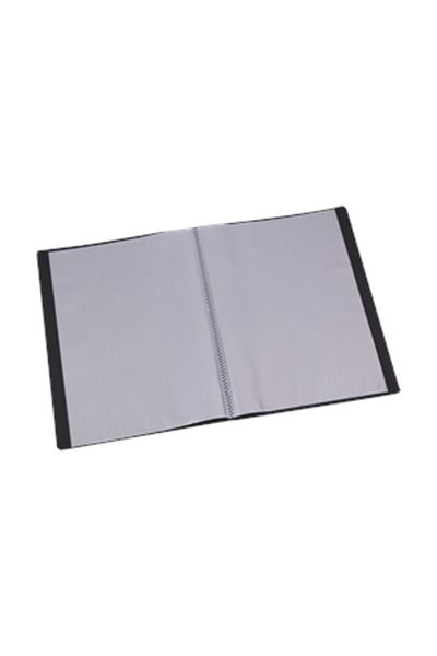 Deli Plastic Button Folder A4 Red Deli