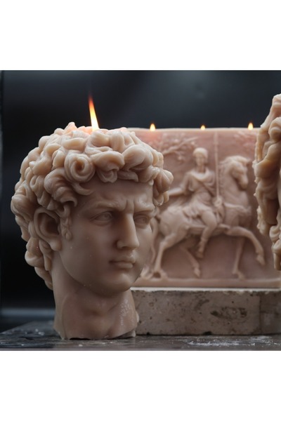 ALys Atelier Davut Büstü Heykel Mum 21 Cm