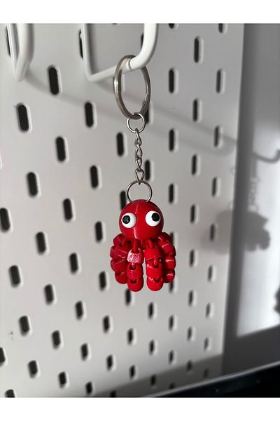 Capella Animated Cute Octopus Keychain