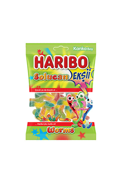 Haribo Ekşi Solucan 70 Gr * 24 Adet