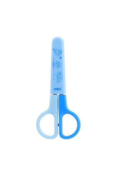 Deli School Scissors 12cm with Plastic Guard Deli