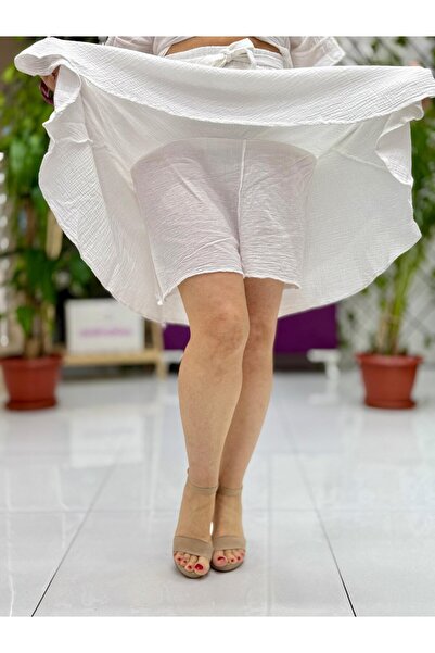 Punta Otantik AY23821 Муслінова спідниця білого кольору