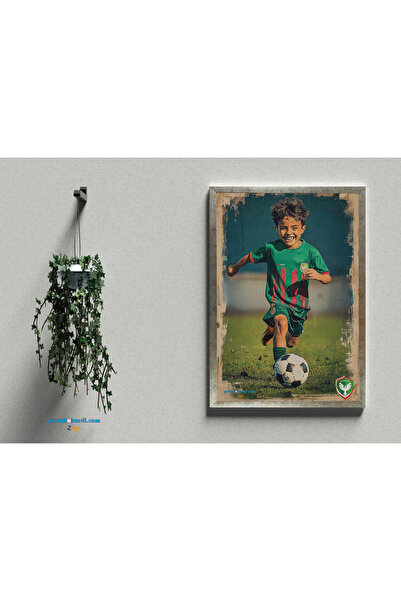 ZERYA Amedspor Çerçeveli Posterler - Amed Spor Posteri 5 (32X47 cm ÇERÇEVELİ)