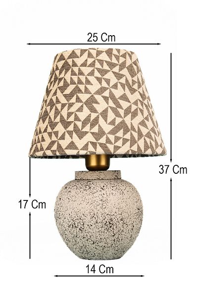 Hmydesign Averla Handmade Decorative Ceramic Lampshade