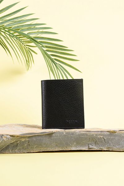 Grande Style 01582 Ανδρικό πορτοφόλι από γνήσιο δέρμα ΜΑΥΡΟ